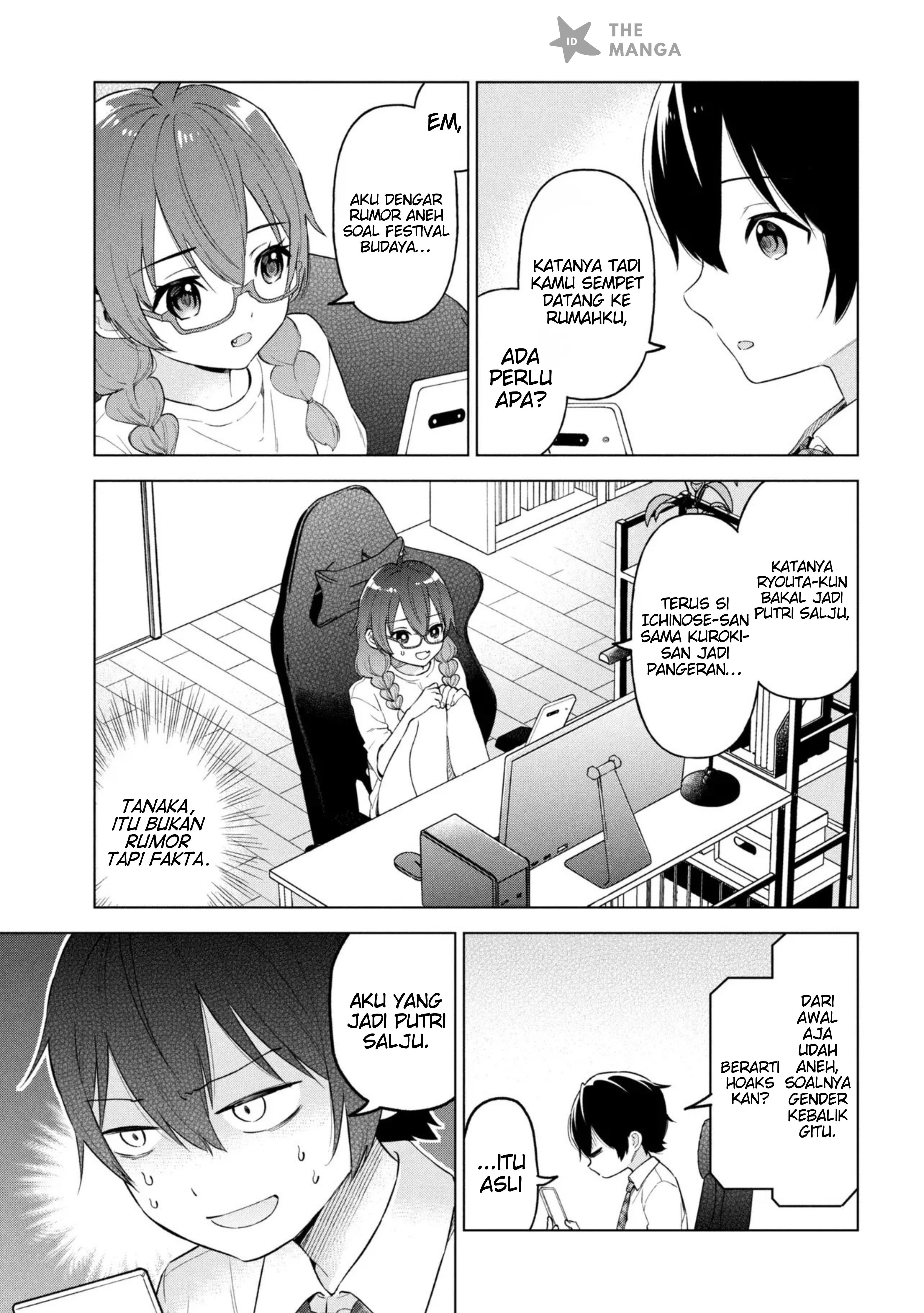 Inkya no Ore ga Sekigae de S-kyuu Bishoujo ni Kakomaretara Himitsu no Kankei ga Hajimatta. Chapter 9 - halaman 4