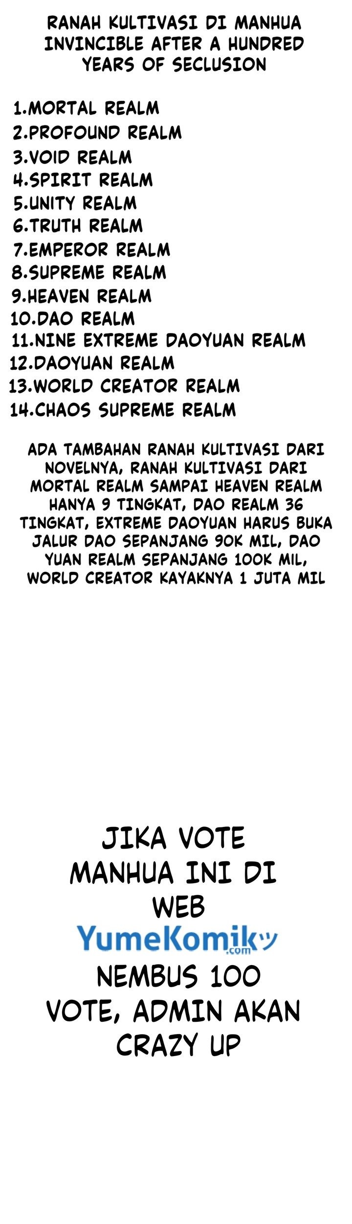 Invincible After a Hundred Years of Seclusion Chapter 70 - halaman 48