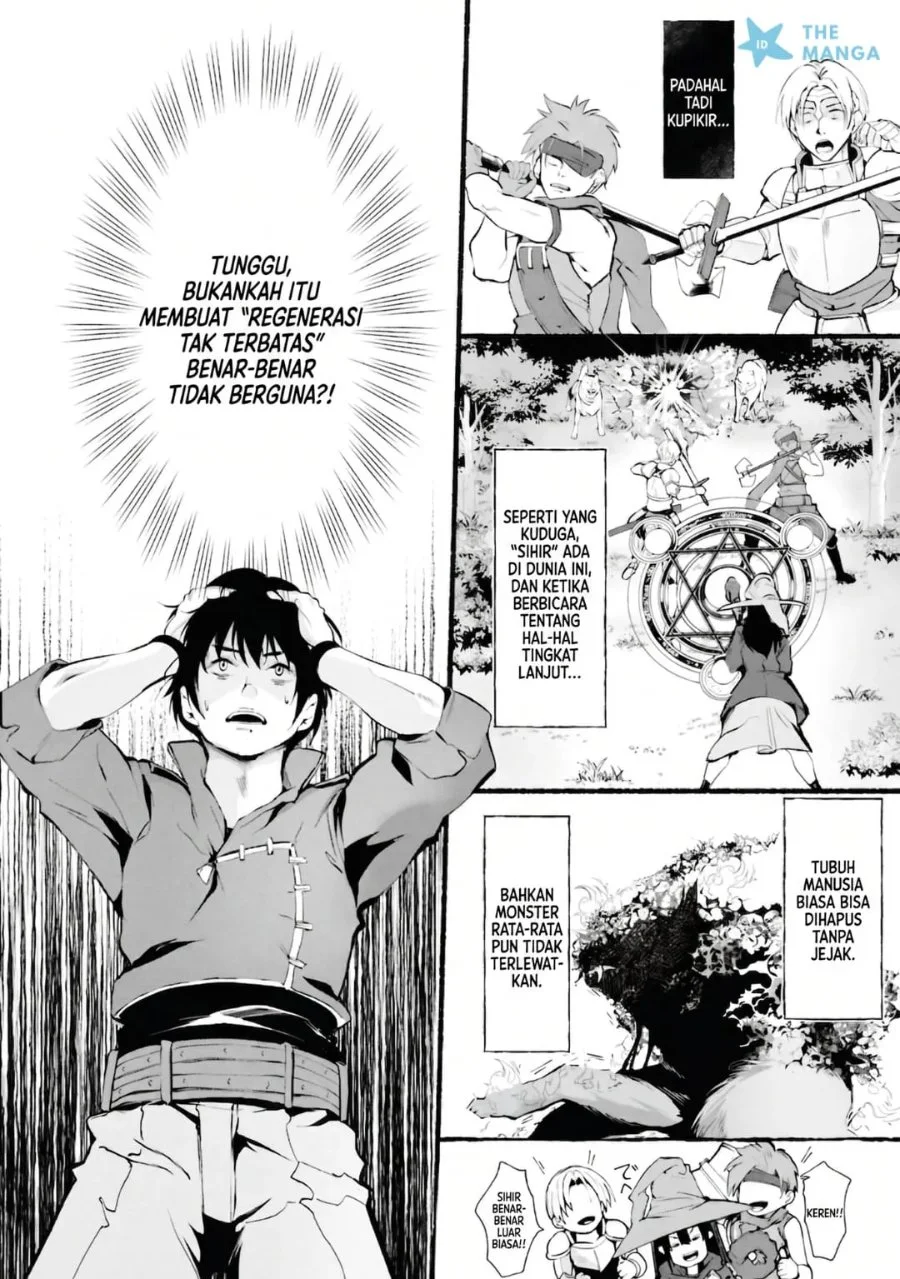 Ippan Heishi ga Tensei Tokuten ni "Mugen Saisei" wo Moratta Kekka, Amata no Bijo ni Nerawareta Chapter 1 - halaman 9