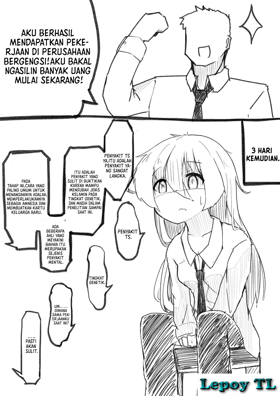 Iroiro Ushinatta TS Ko. Chapter 1 - halaman 1
