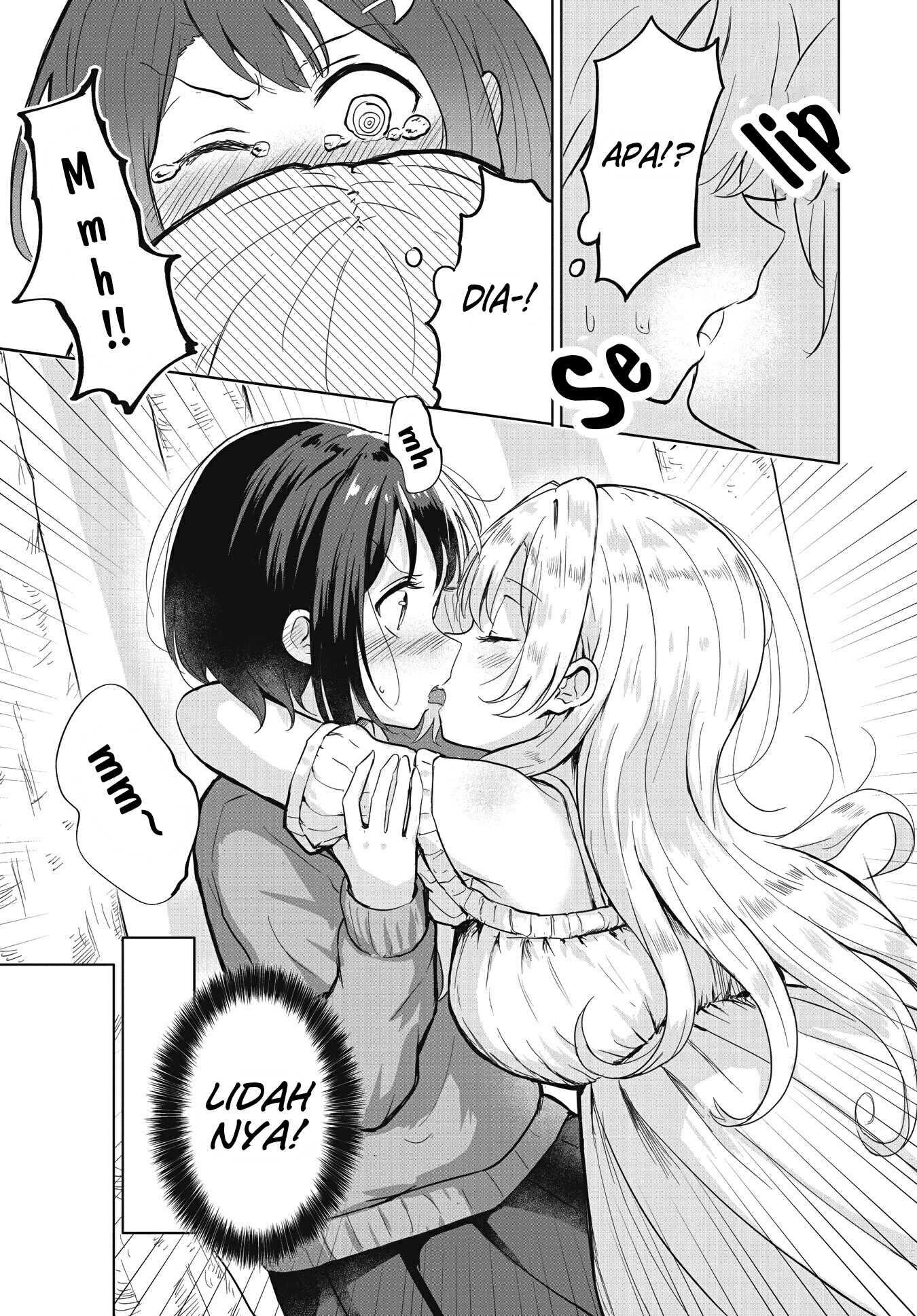 Ironna Onnanoko to Kiss wo Shiteitara, Yuri Kiss ni Mezamete Shimaimashita.... Chapter 1 - halaman 18