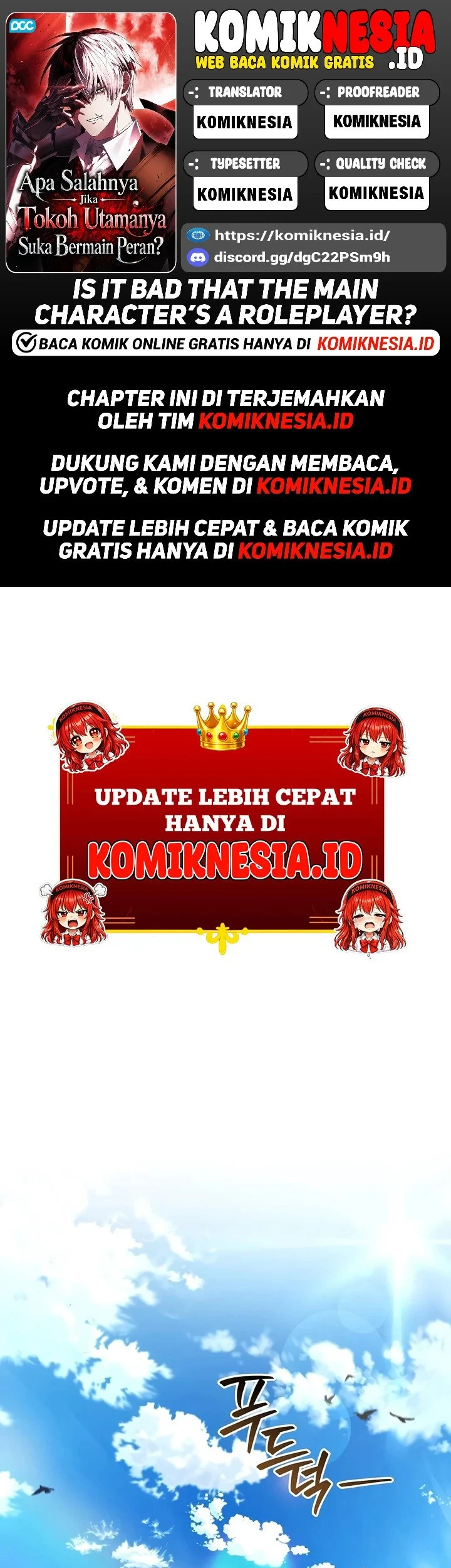 Is It Bad That the Main Character’s a Roleplayer? Chapter 10 - halaman 1