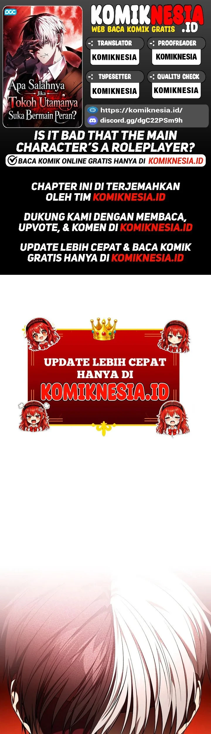 Is It Bad That the Main Character’s a Roleplayer? Chapter 11 - halaman 1