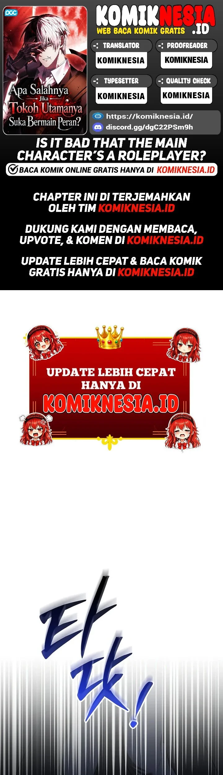 Is It Bad That the Main Character’s a Roleplayer? Chapter 12 - halaman 1
