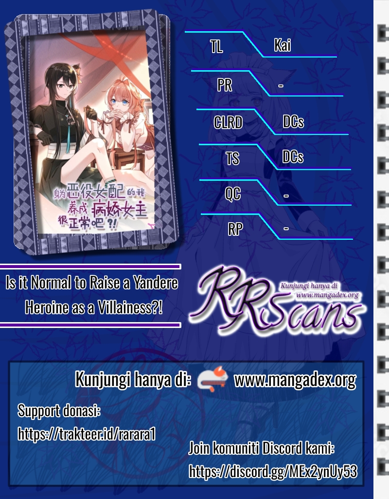 Is it Normal to Raise a Yandere Heroine as a Villainess ?! Chapter 13 - halaman 1