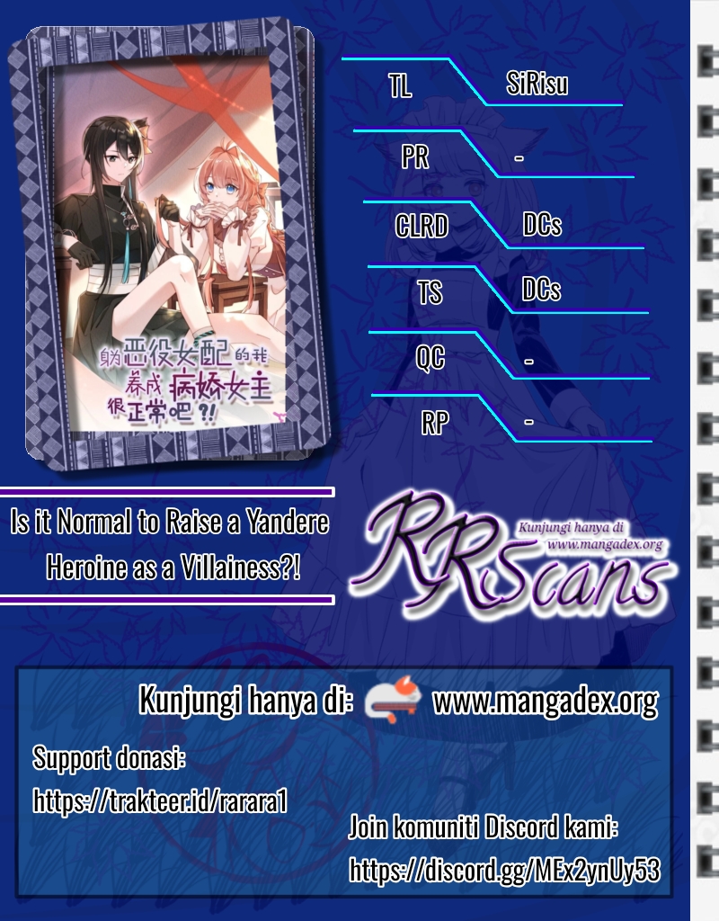 Is it Normal to Raise a Yandere Heroine as a Villainess ?! Chapter 37 - halaman 1