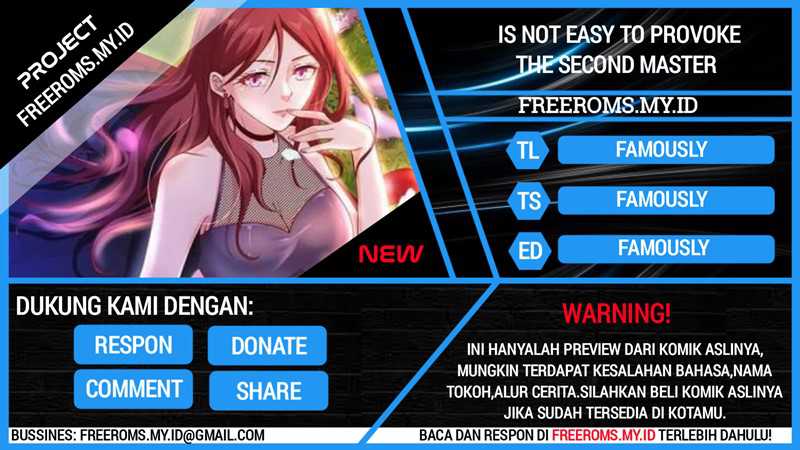 Is Not Easy To Provoke The Second Master Chapter 24 - halaman 1