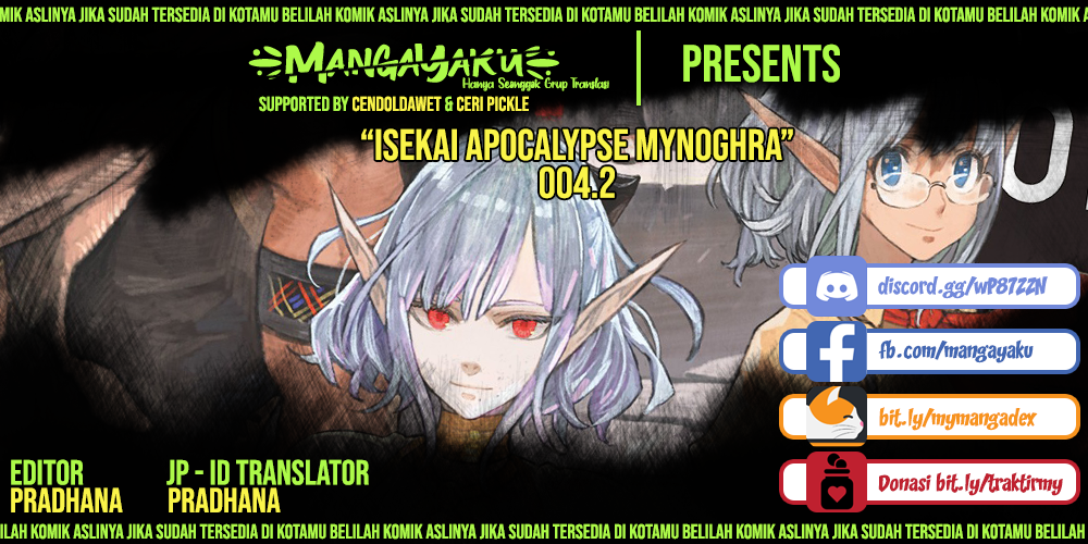 Isekai Apocalypse MYNOGHRA ~The conquest of the world starts with the civilization of ruin~ Chapter 4.2 - halaman 1