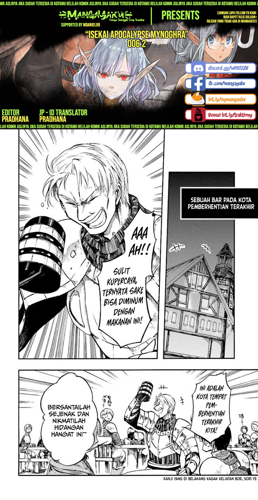 Isekai Apocalypse MYNOGHRA ~The conquest of the world starts with the civilization of ruin~ Chapter 6.2 - halaman 1