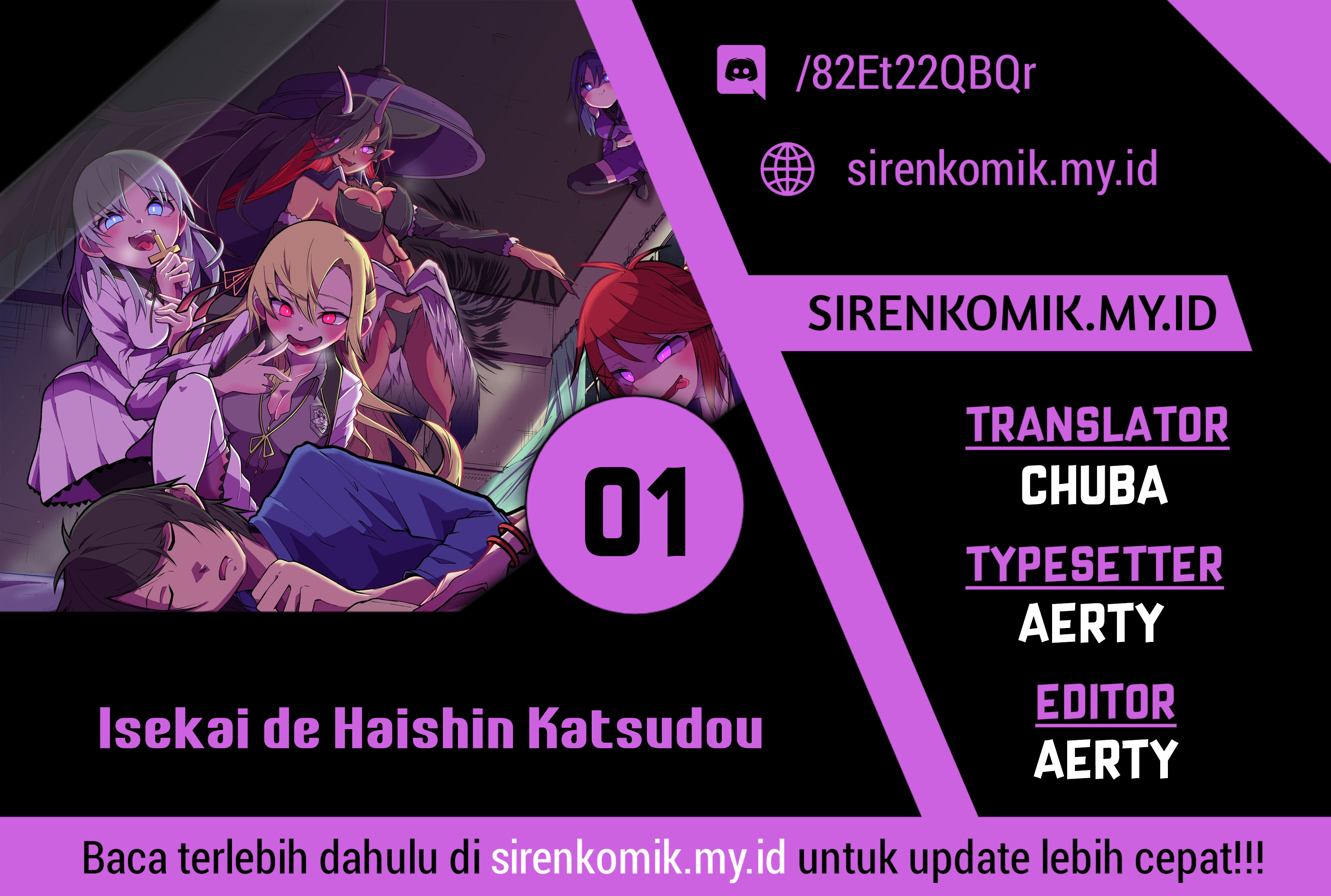 Isekai de Haishin Katsudou wo Shitara Tairyou no Yandere Shinja wo Umidashiteshimatta Ken Chapter 1 - halaman 1