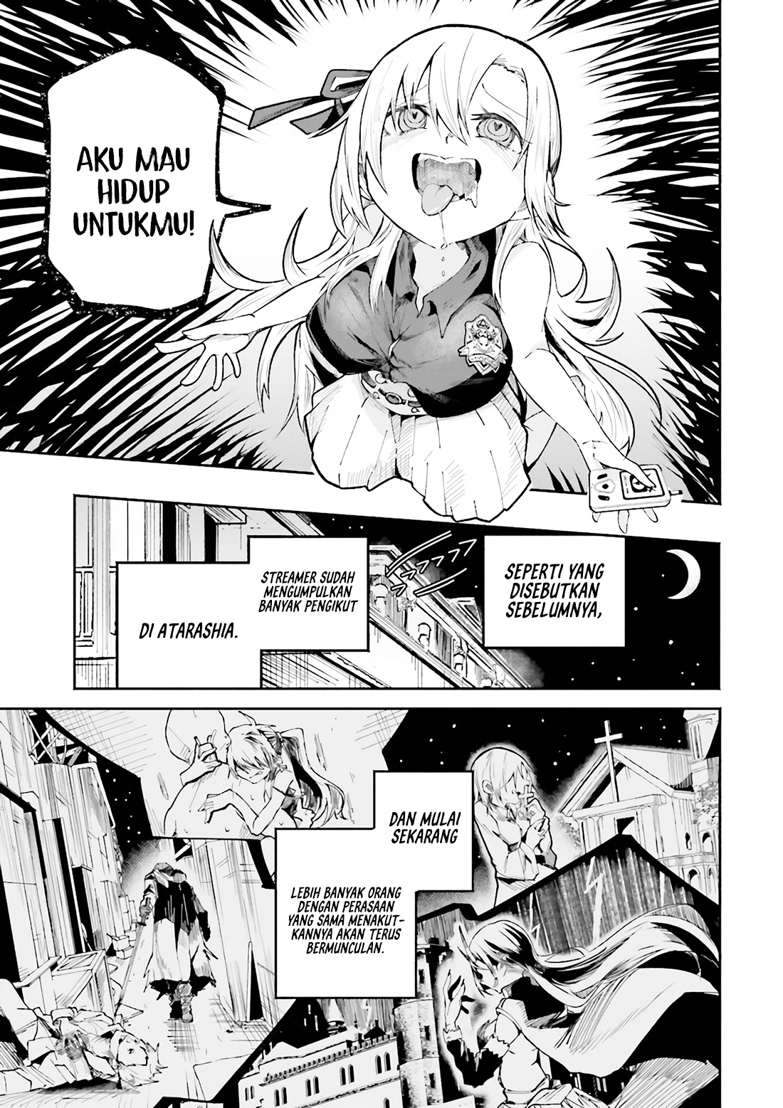 Isekai de Haishin Katsudou wo Shitara Tairyou no Yandere Shinja wo Umidashiteshimatta Ken Chapter 1 - halaman 31