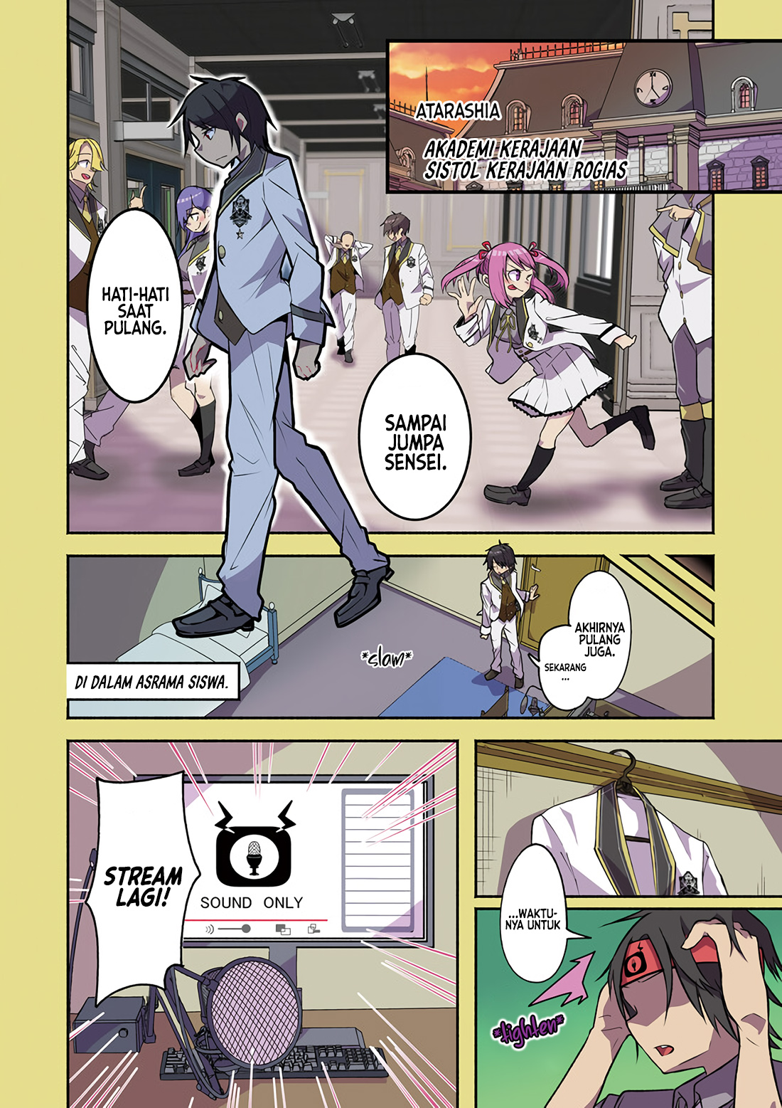 Isekai de Haishin Katsudou wo Shitara Tairyou no Yandere Shinja wo Umidashiteshimatta Ken Chapter 1 - halaman 4