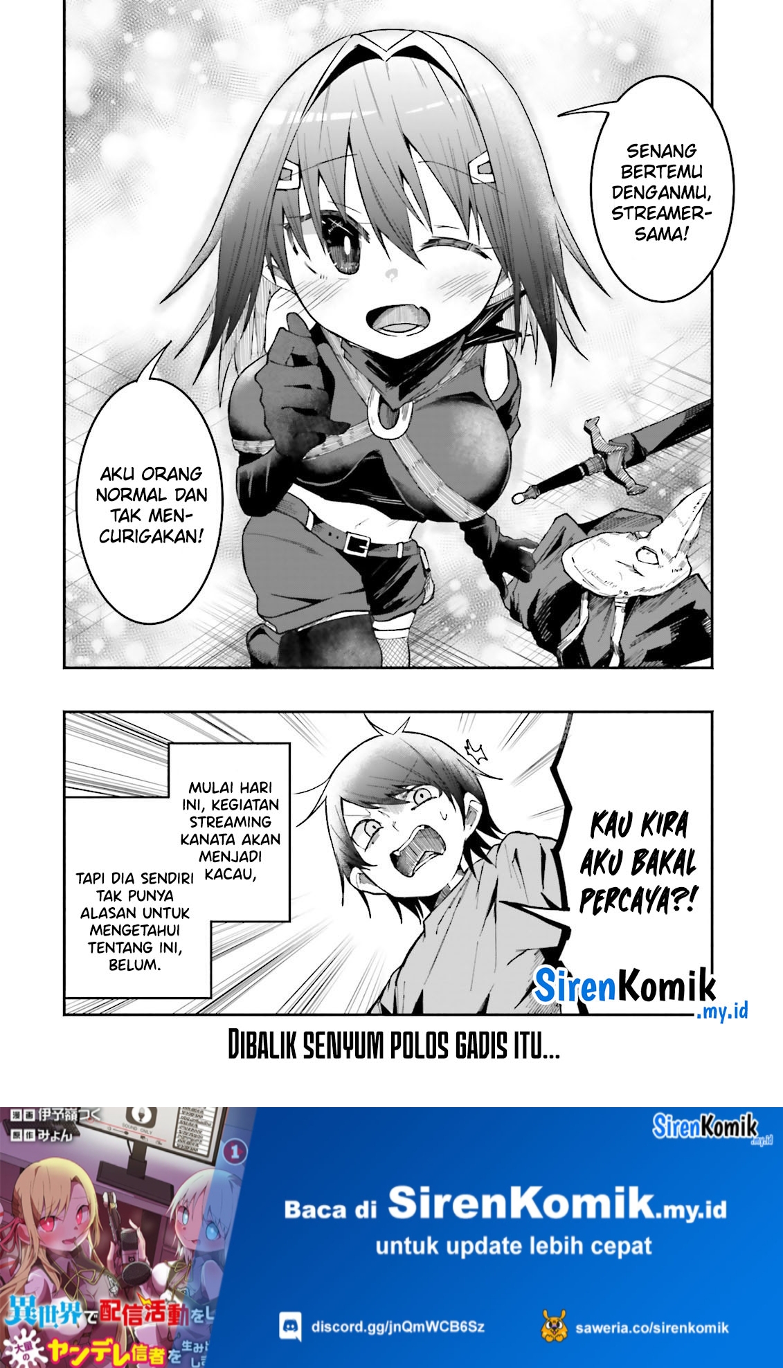 Isekai de Haishin Katsudou wo Shitara Tairyou no Yandere Shinja wo Umidashiteshimatta Ken Chapter 13 - halaman 17