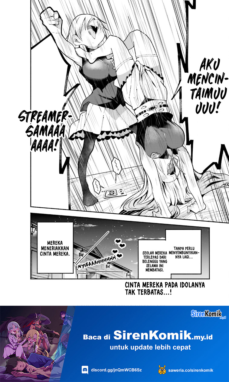 Isekai de Haishin Katsudou wo Shitara Tairyou no Yandere Shinja wo Umidashiteshimatta Ken Chapter 18 - halaman 17