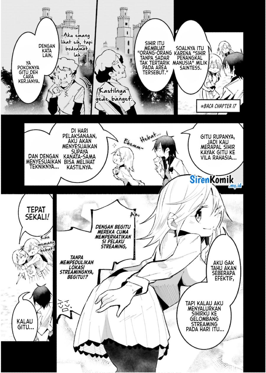 Isekai de Haishin Katsudou wo Shitara Tairyou no Yandere Shinja wo Umidashiteshimatta Ken Chapter 19 - halaman 10