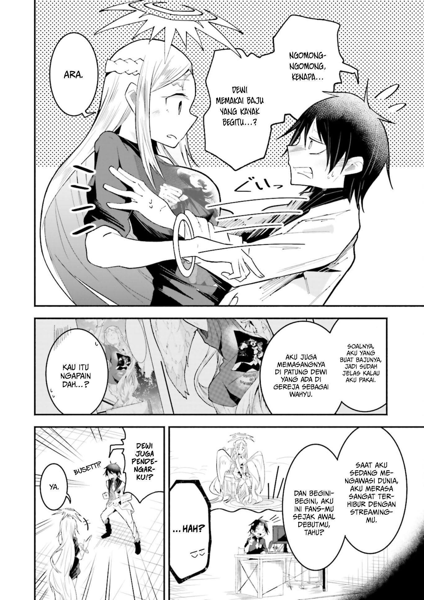 Isekai de Haishin Katsudou wo Shitara Tairyou no Yandere Shinja wo Umidashiteshimatta Ken Chapter 24 - halaman 9