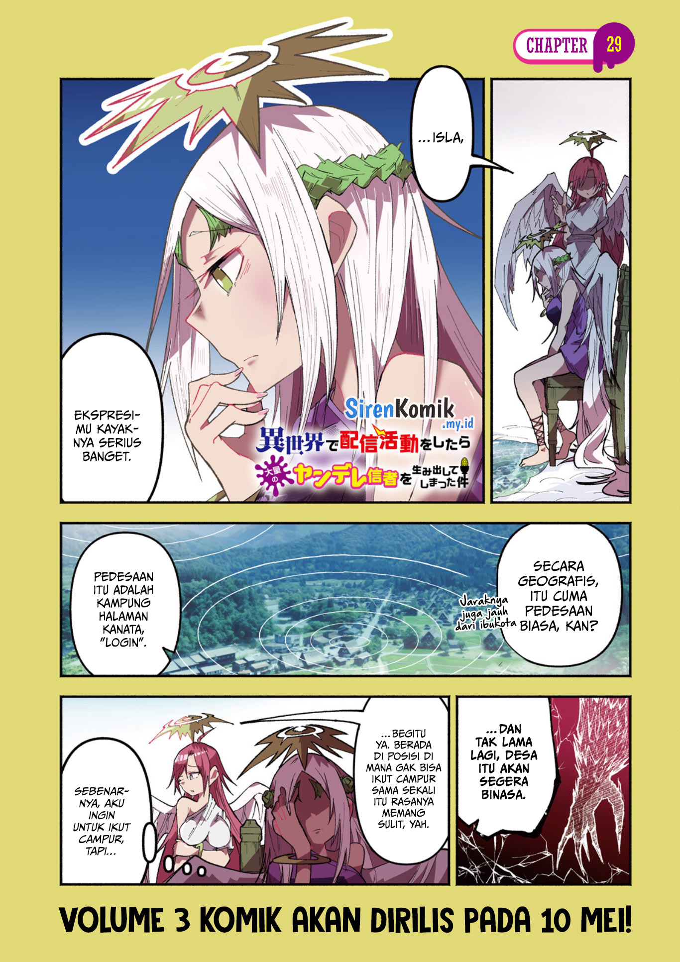 Isekai de Haishin Katsudou wo Shitara Tairyou no Yandere Shinja wo Umidashiteshimatta Ken Chapter 29 - halaman 2