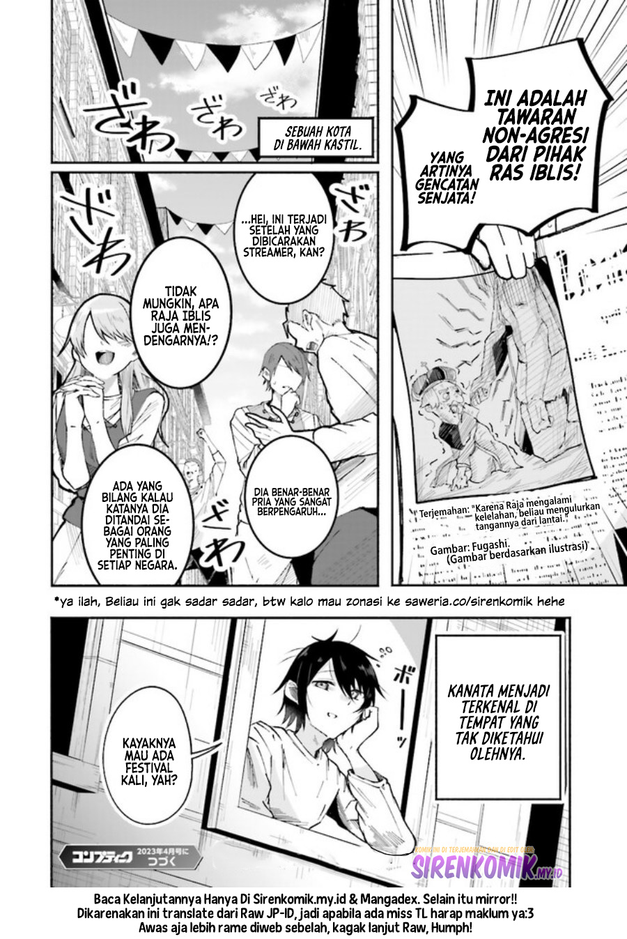 Isekai de Haishin Katsudou wo Shitara Tairyou no Yandere Shinja wo Umidashiteshimatta Ken Chapter 3 - halaman 17