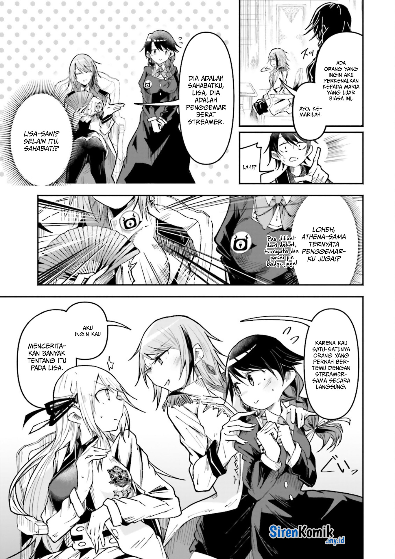 Isekai de Haishin Katsudou wo Shitara Tairyou no Yandere Shinja wo Umidashiteshimatta Ken Chapter 32 - halaman 12