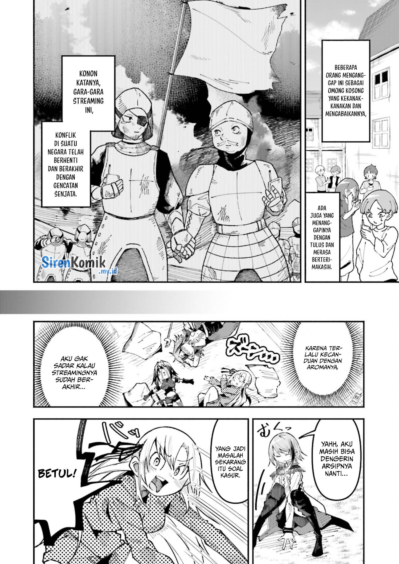 Isekai de Haishin Katsudou wo Shitara Tairyou no Yandere Shinja wo Umidashiteshimatta Ken Chapter 39 - halaman 14