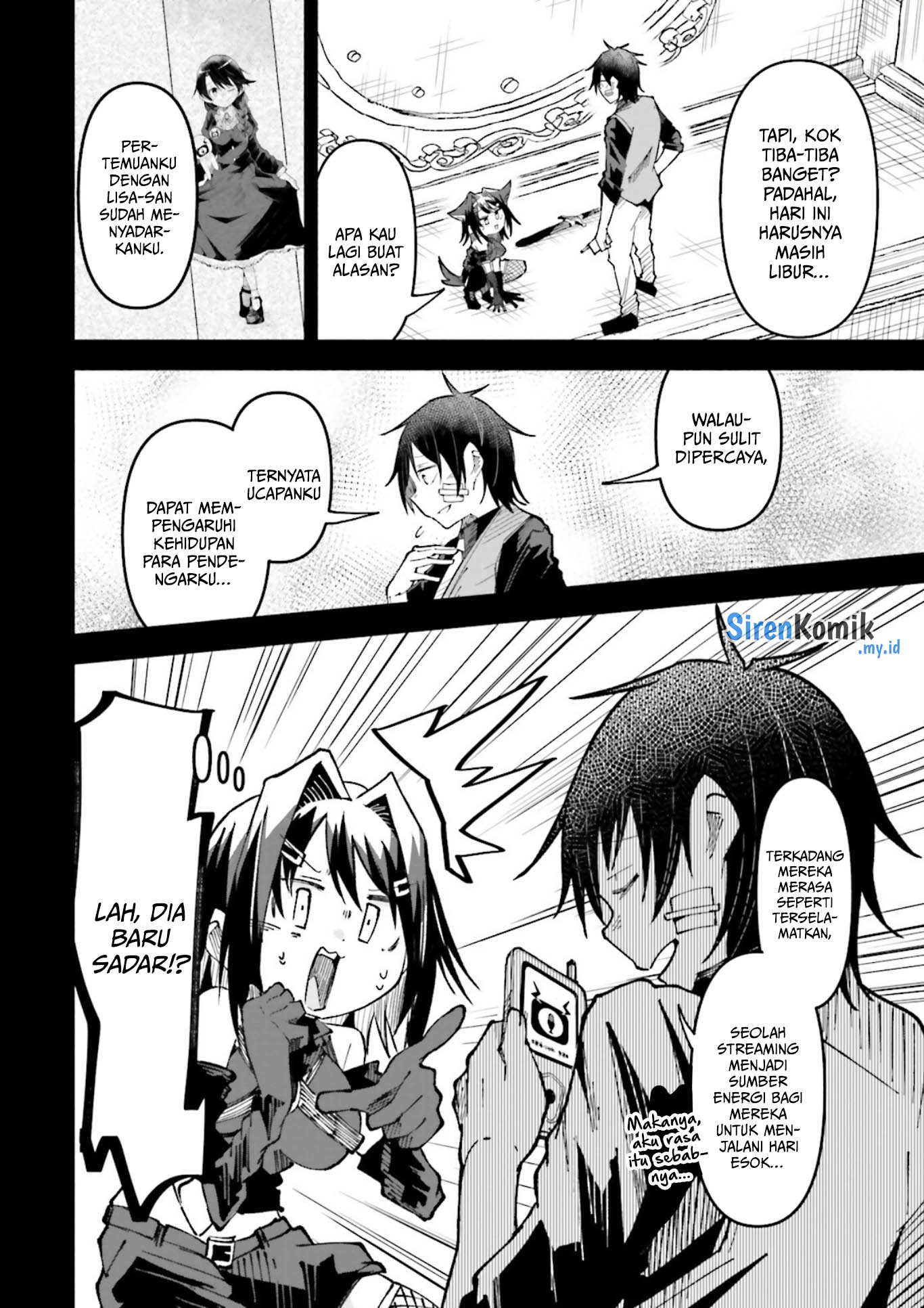 Isekai de Haishin Katsudou wo Shitara Tairyou no Yandere Shinja wo Umidashiteshimatta Ken Chapter 39 - halaman 8