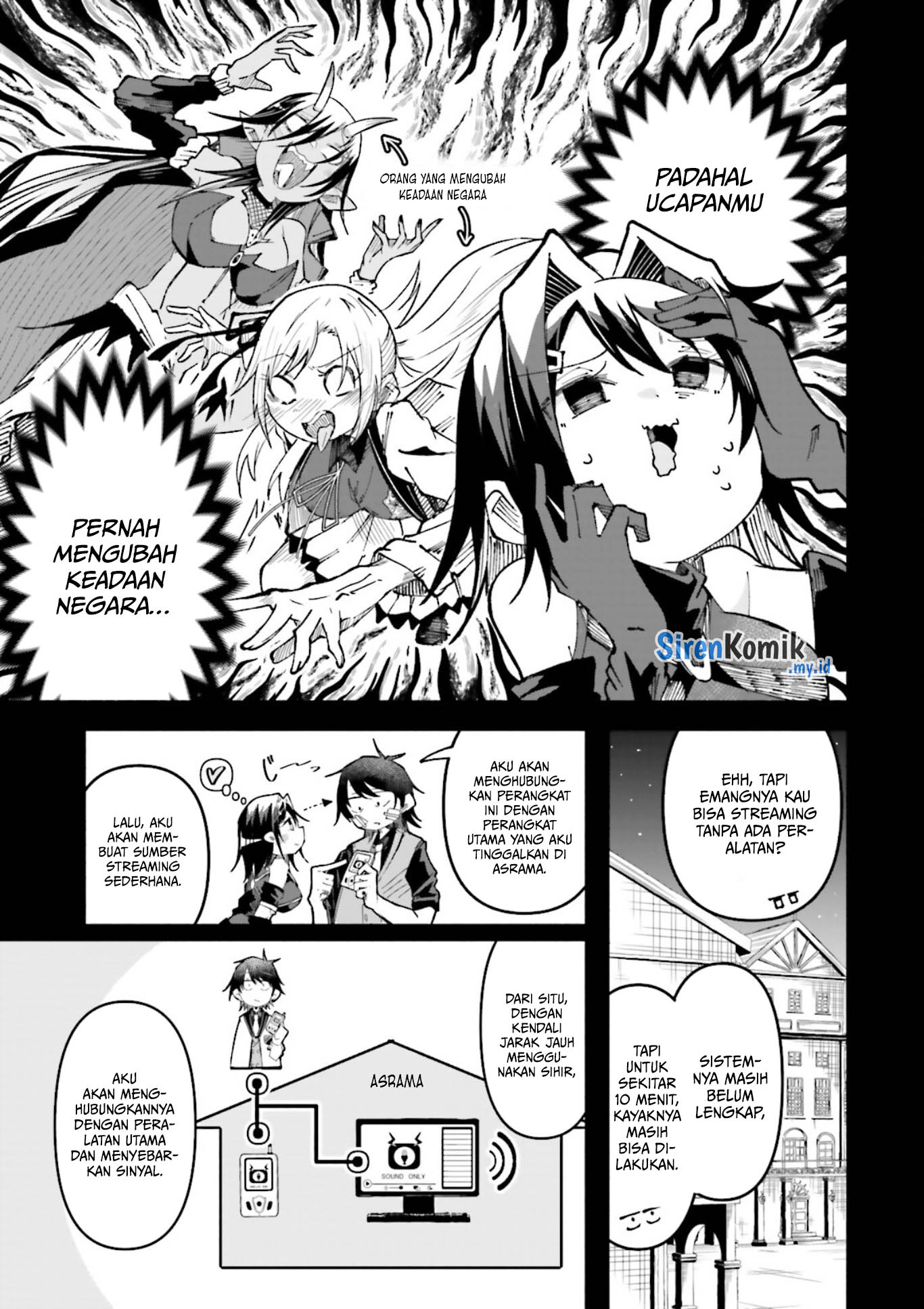 Isekai de Haishin Katsudou wo Shitara Tairyou no Yandere Shinja wo Umidashiteshimatta Ken Chapter 39 - halaman 9