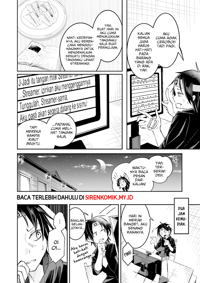 Isekai de Haishin Katsudou wo Shitara Tairyou no Yandere Shinja wo Umidashiteshimatta Ken Chapter 5 - halaman 5