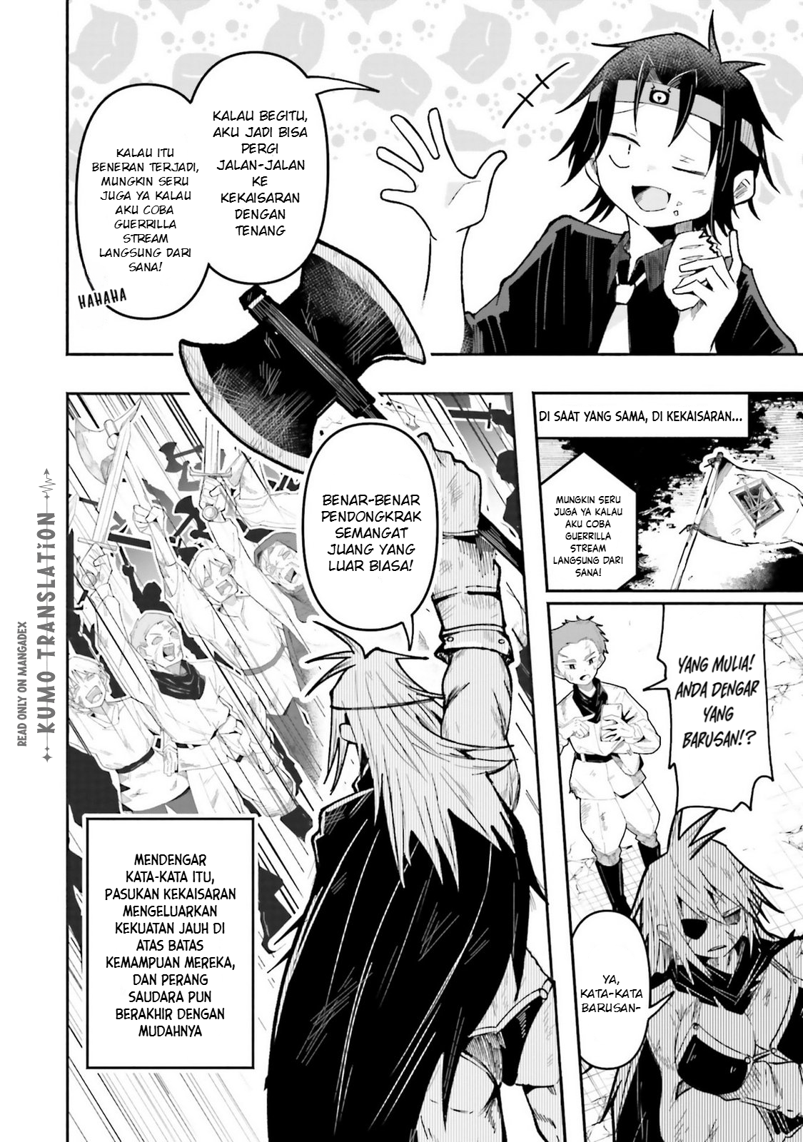 Isekai de Haishin Katsudou wo Shitara Tairyou no Yandere Shinja wo Umidashiteshimatta Ken Chapter 54 - halaman 13