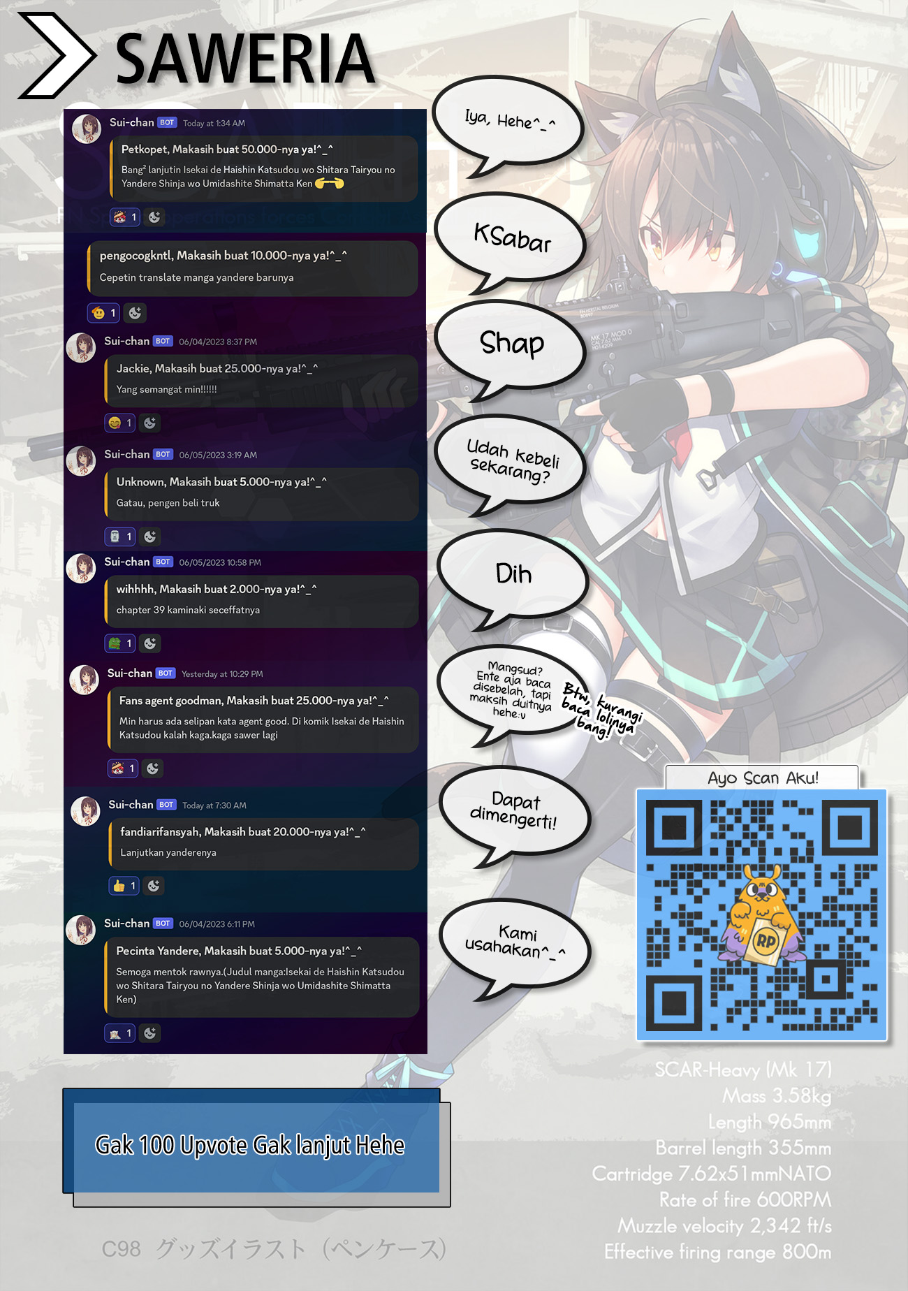 Isekai de Haishin Katsudou wo Shitara Tairyou no Yandere Shinja wo Umidashiteshimatta Ken Chapter 7 - halaman 16