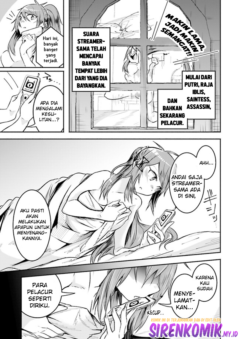 Isekai de Haishin Katsudou wo Shitara Tairyou no Yandere Shinja wo Umidashiteshimatta Ken Chapter 9 - halaman 6