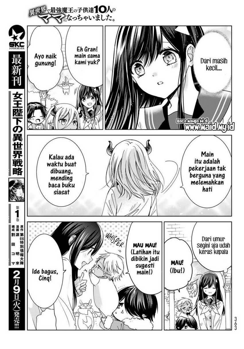 Isekai de Saikyo Mao no Kodomotachi no Mama ni Natchaimashita. Chapter 17 - halaman 23