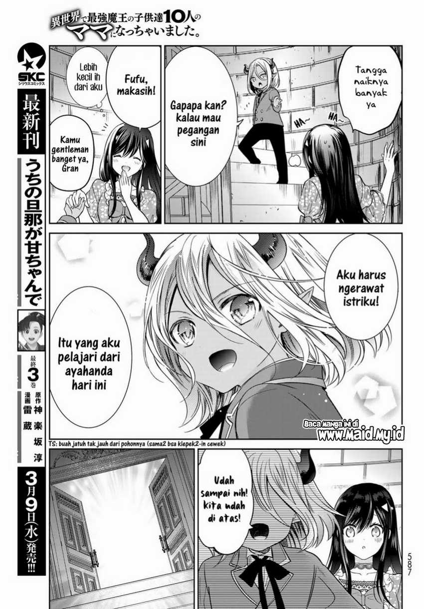 Isekai de Saikyo Mao no Kodomotachi no Mama ni Natchaimashita. Chapter 26 - halaman 19