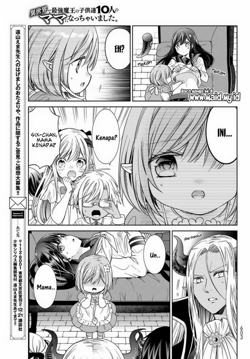 Isekai de Saikyo Mao no Kodomotachi no Mama ni Natchaimashita. Chapter 26 - halaman 35