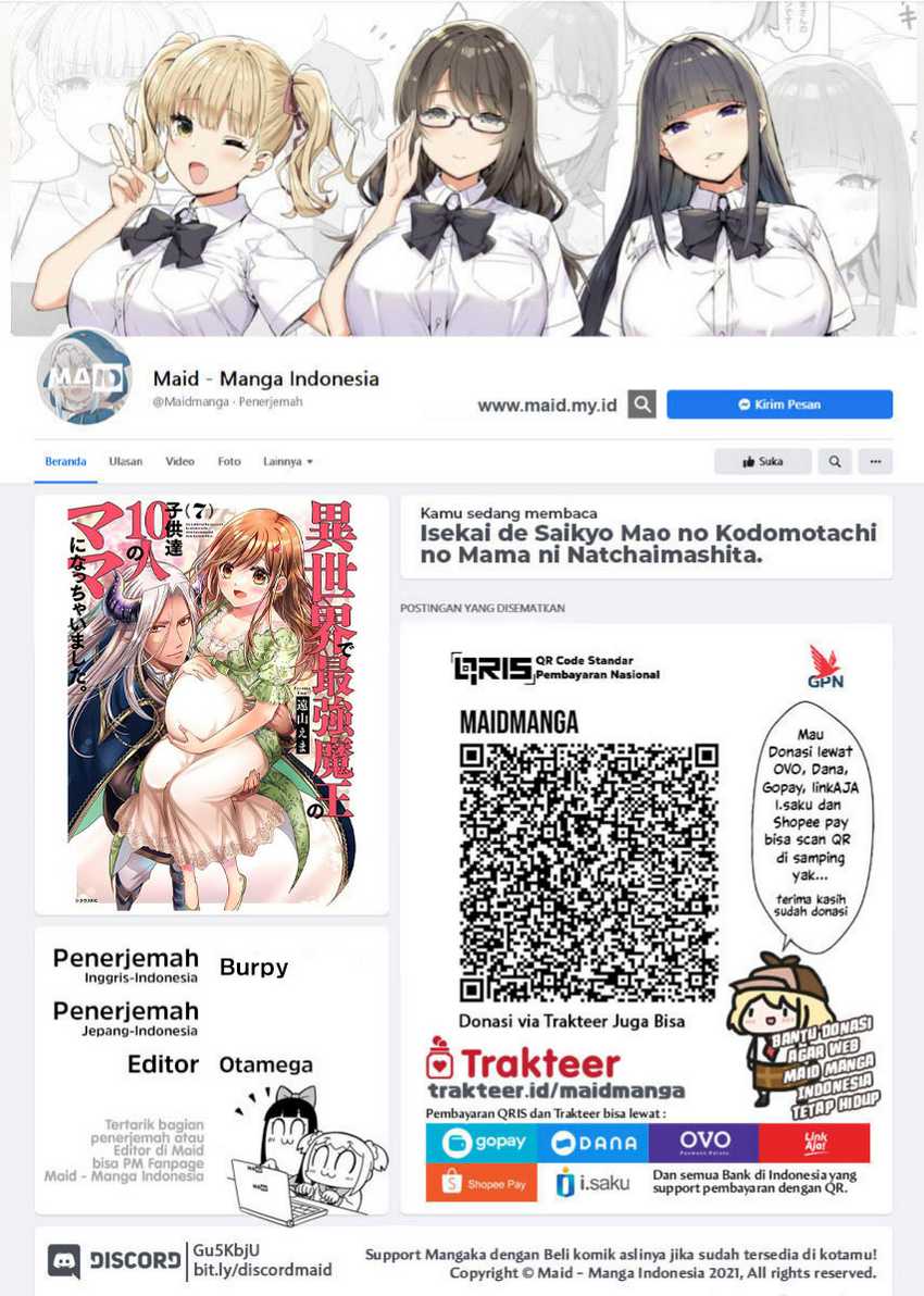 Isekai de Saikyo Mao no Kodomotachi no Mama ni Natchaimashita. Chapter 30 - halaman 2