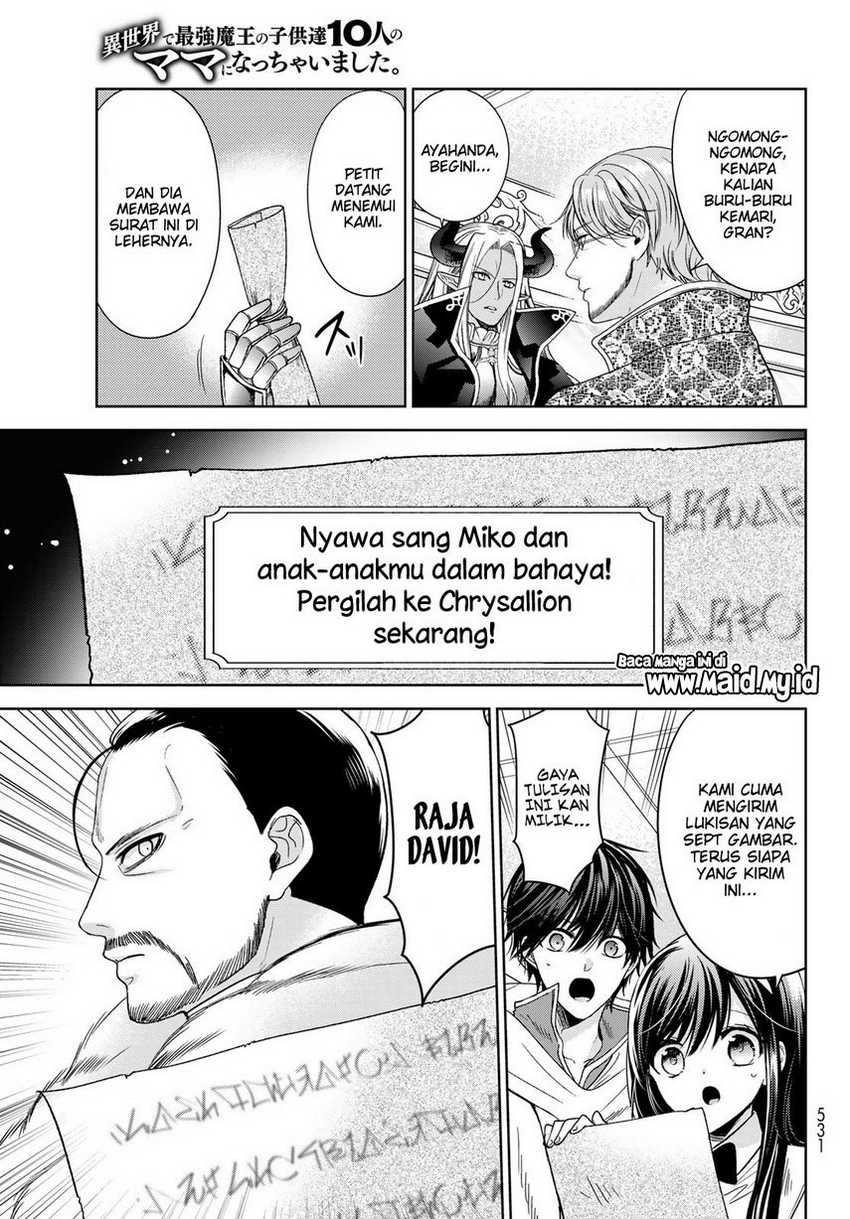 Isekai de Saikyo Mao no Kodomotachi no Mama ni Natchaimashita. Chapter 34 - halaman 9