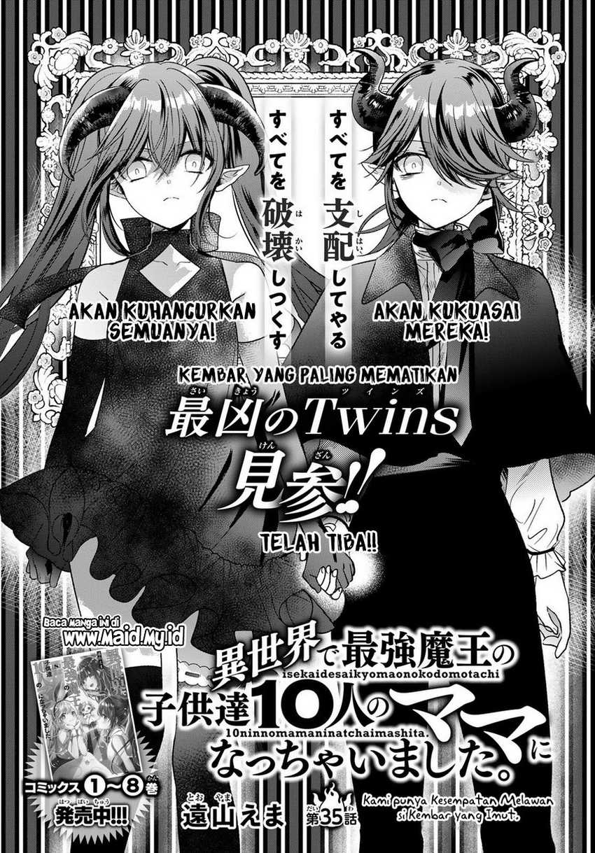 Isekai de Saikyo Mao no Kodomotachi no Mama ni Natchaimashita. Chapter 35 - halaman 3