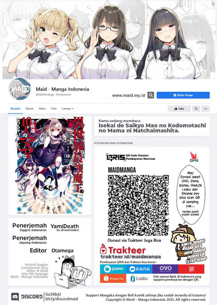 Isekai de Saikyo Mao no Kodomotachi no Mama ni Natchaimashita. Chapter 38 - halaman 2