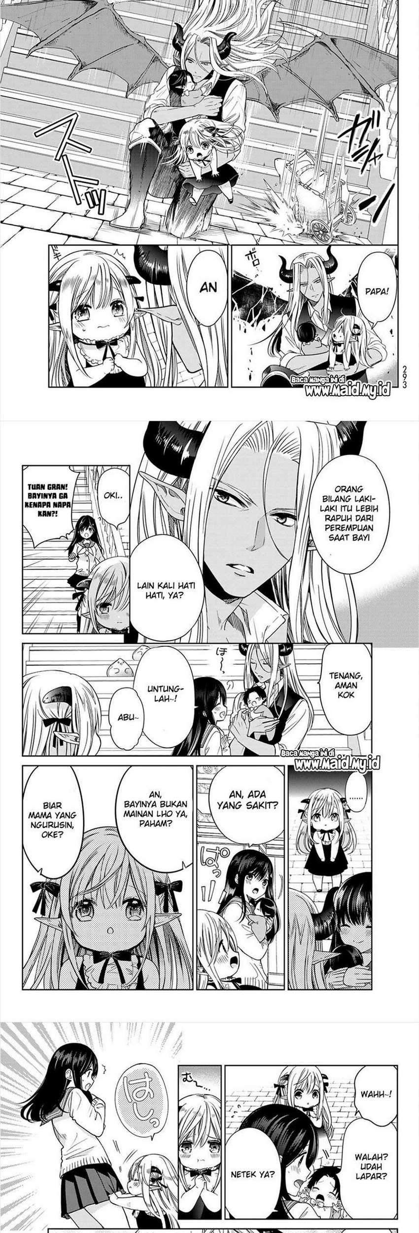 Isekai de Saikyo Mao no Kodomotachi no Mama ni Natchaimashita. Chapter 7 - halaman 9