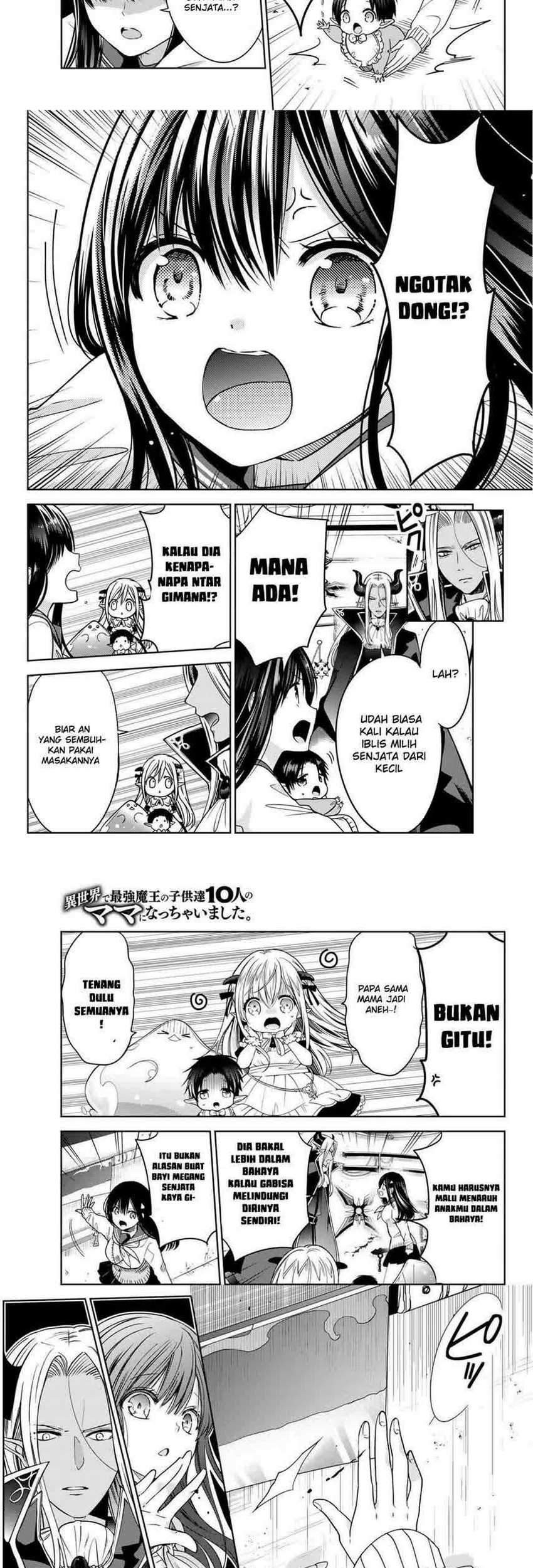Isekai de Saikyo Mao no Kodomotachi no Mama ni Natchaimashita. Chapter 8.1 - halaman 17