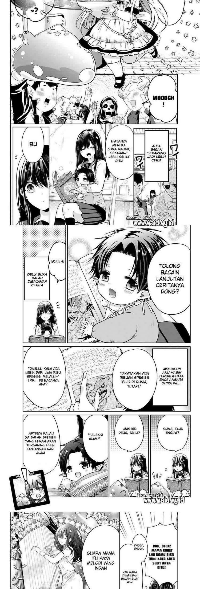 Isekai de Saikyo Mao no Kodomotachi no Mama ni Natchaimashita. Chapter 8.1 - halaman 9