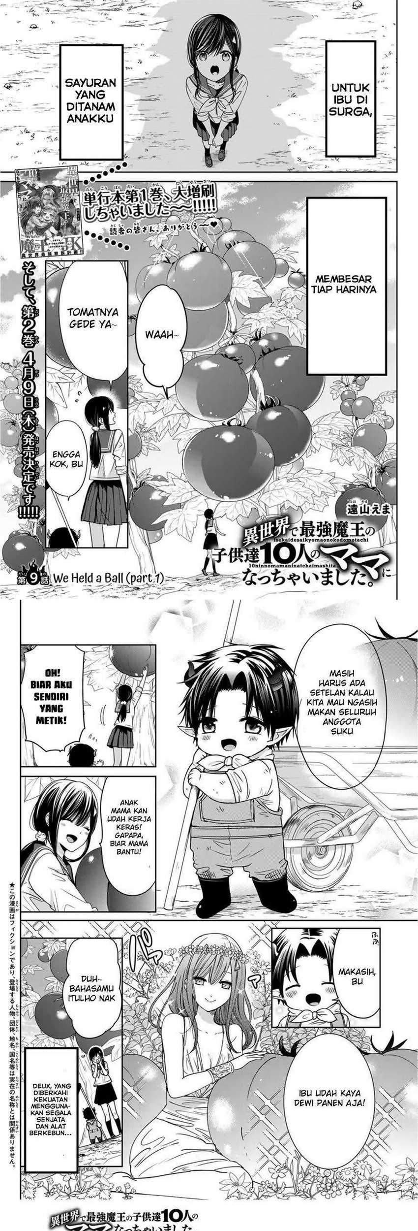 Isekai de Saikyo Mao no Kodomotachi no Mama ni Natchaimashita. Chapter 9 - halaman 3