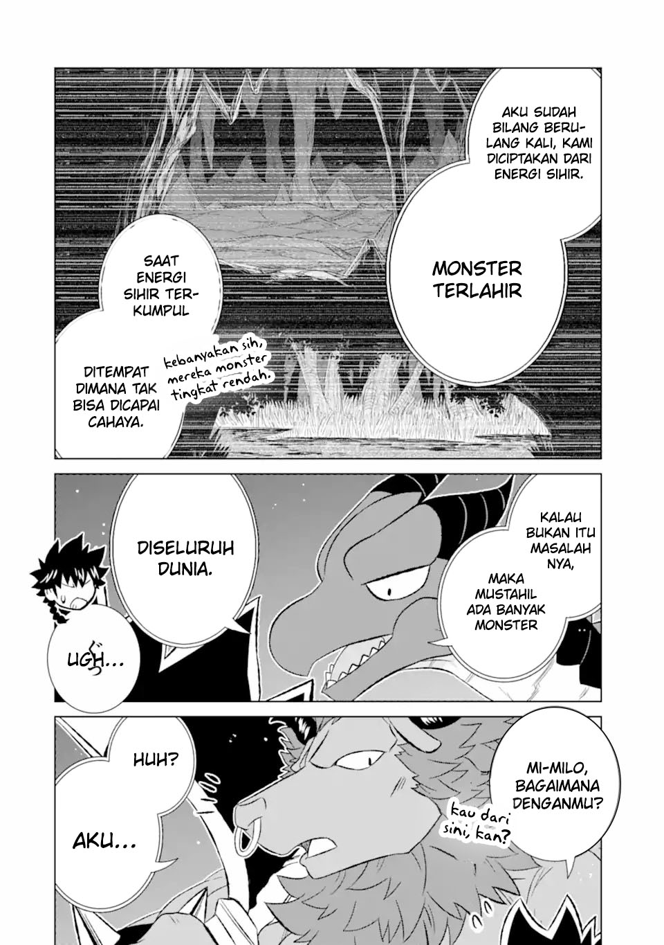 Isekai de tadahitori no mamono tsukai ~ tenshoku shitara maou ni machigawa remashita Chapter 51.2 - halaman 1