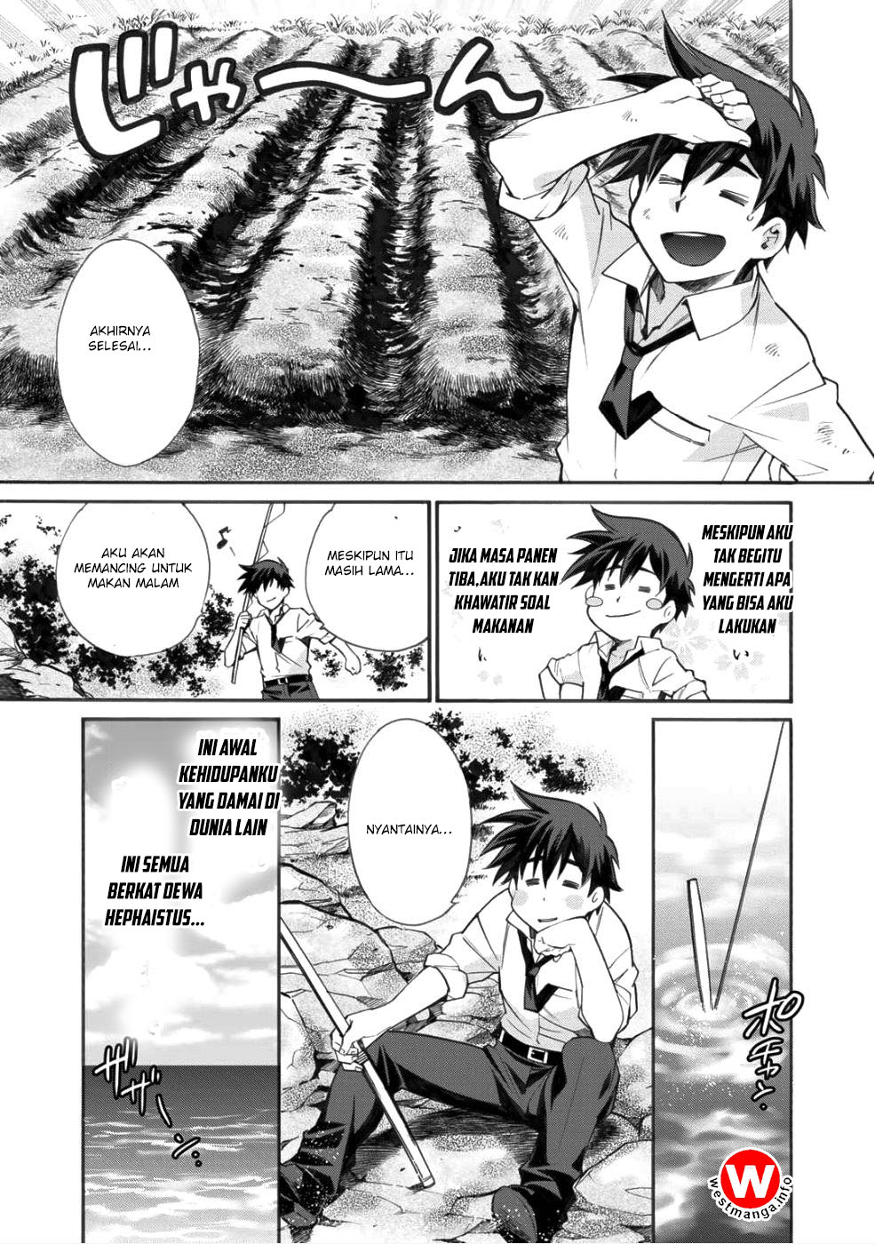 Isekai de Tochi wo Katte Noujou wo Tsukurou Chapter 1 - halaman 34
