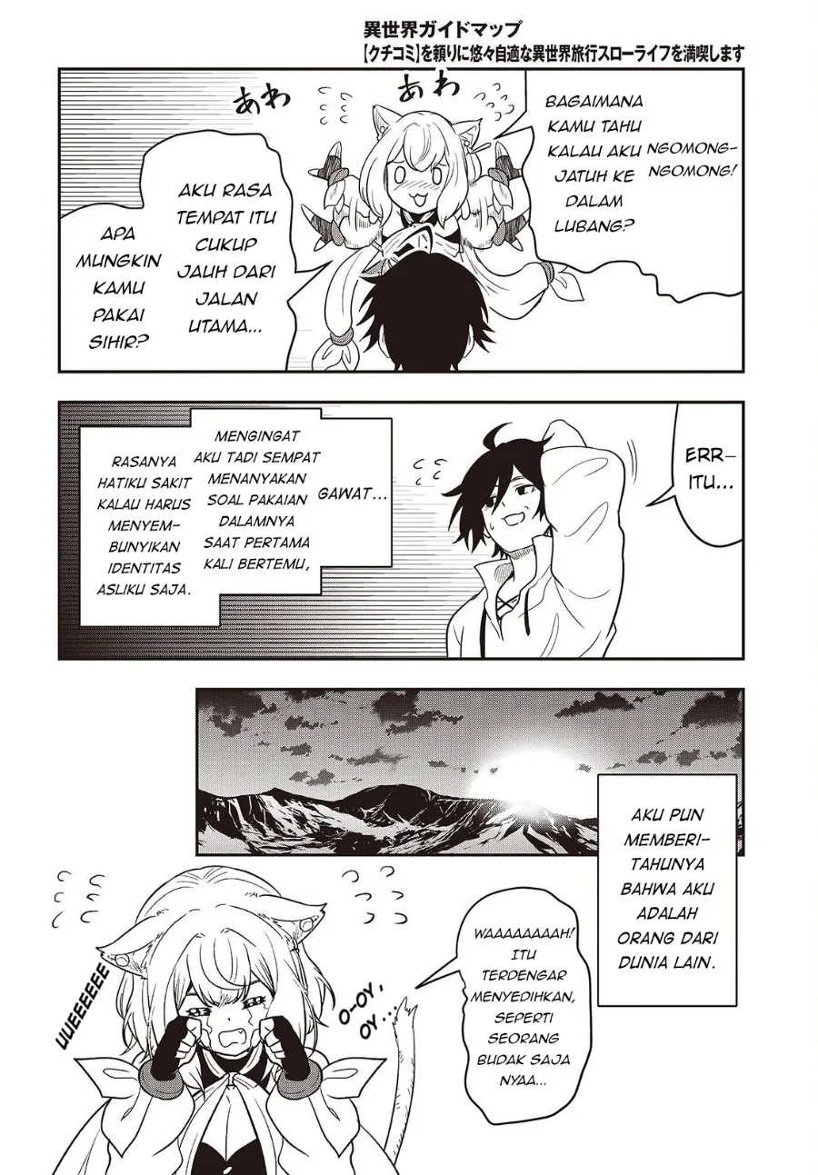 Isekai Guide Map: [Kuchikomi] o Tayori ni Yuuyuujiteki na Isekai Ryokou Slow Life o Mankitsu Shimasu Chapter 1 - halaman 17