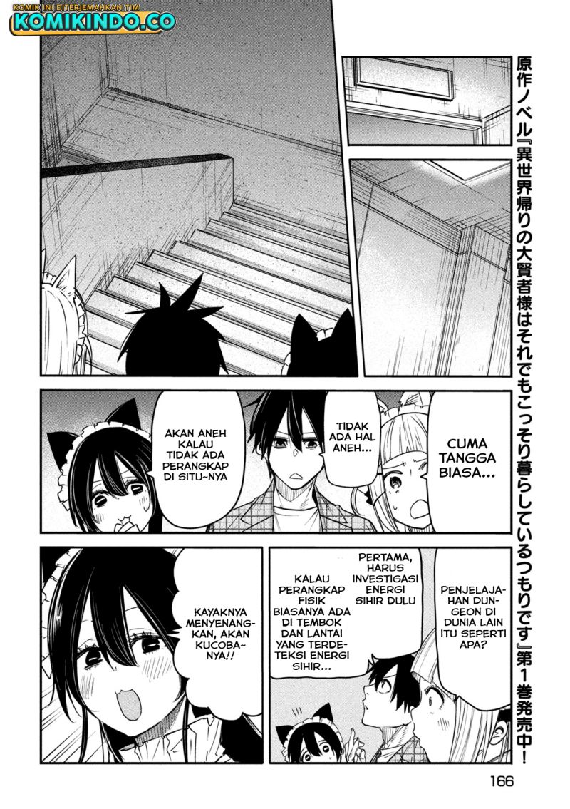 Isekai Kaeri no Daikenja-sama wa Sore Demo Kossori Kurashite Iru Tsumori desu Chapter 11.1 - halaman 7