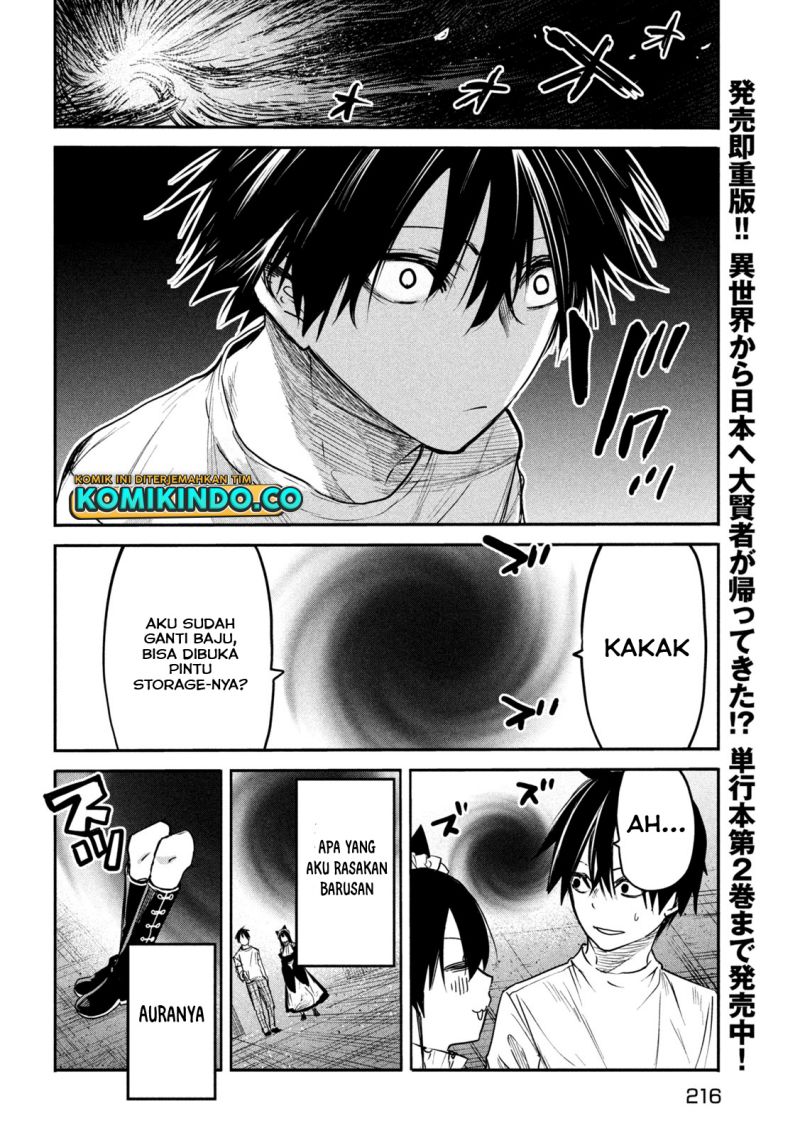 Isekai Kaeri no Daikenja-sama wa Sore Demo Kossori Kurashite Iru Tsumori desu Chapter 13.1 - halaman 10