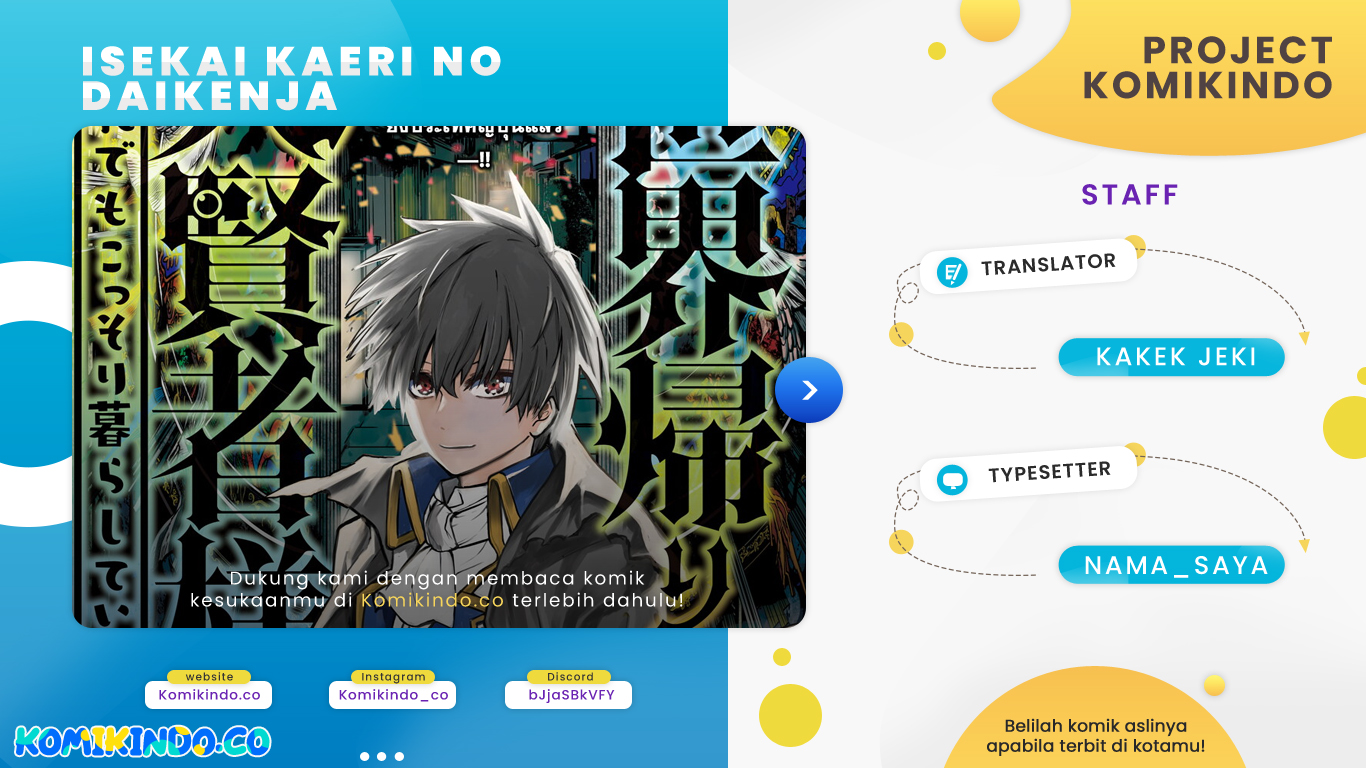 Isekai Kaeri no Daikenja-sama wa Sore Demo Kossori Kurashite Iru Tsumori desu Chapter 13.2 - halaman 1