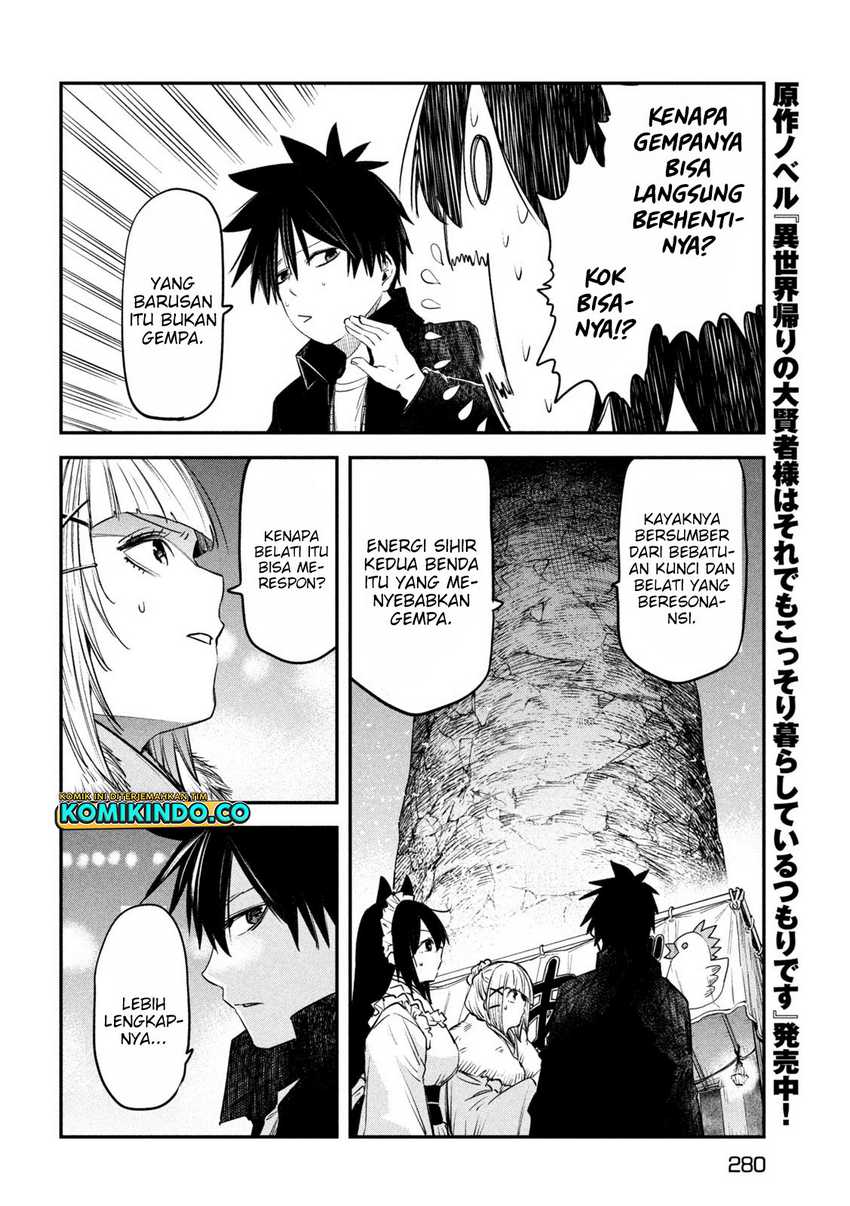 Isekai Kaeri no Daikenja-sama wa Sore Demo Kossori Kurashite Iru Tsumori desu Chapter 30 - halaman 4