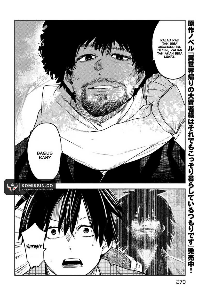 Isekai Kaeri no Daikenja-sama wa Sore Demo Kossori Kurashite Iru Tsumori desu Chapter 31 - halaman 4