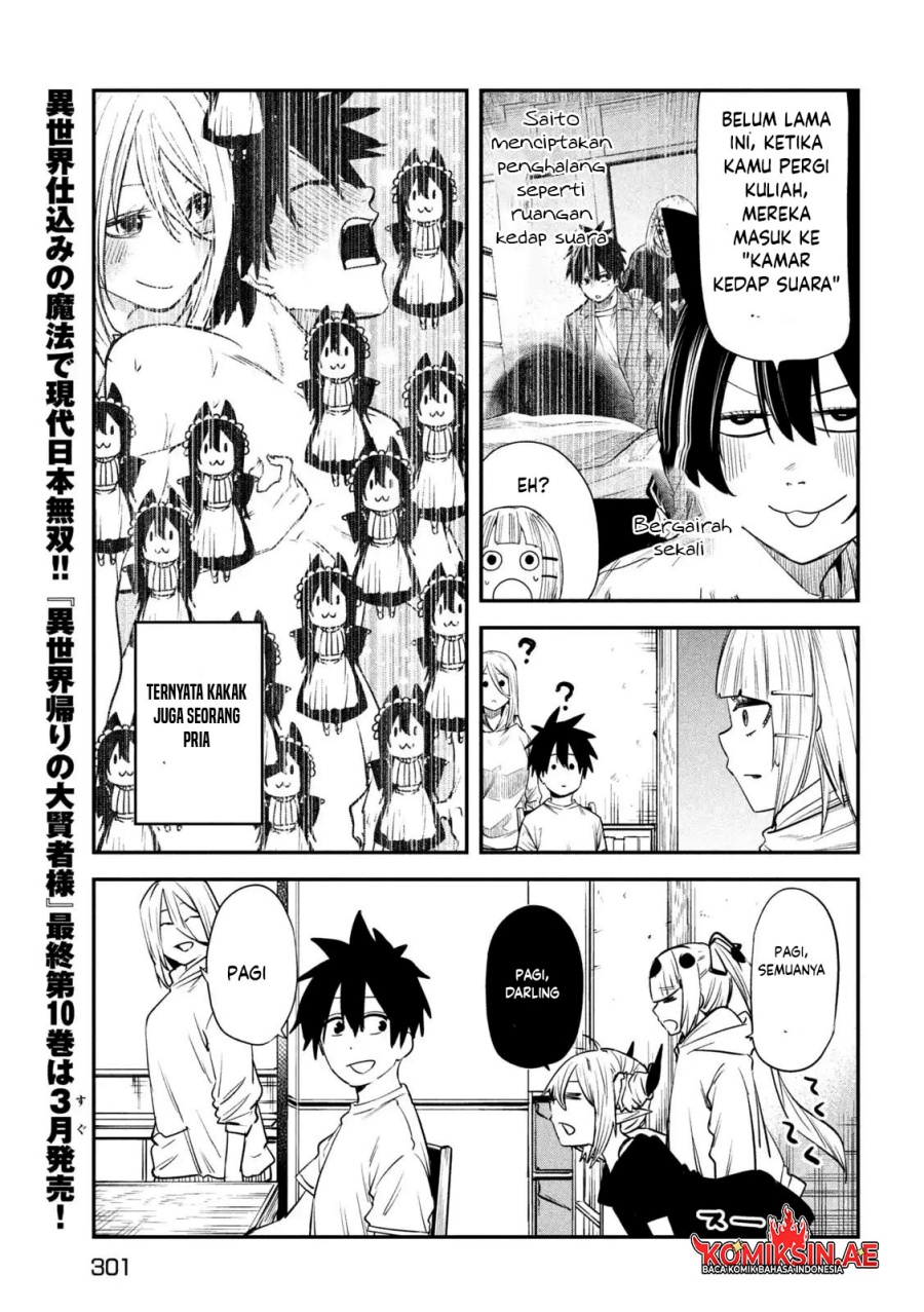 Isekai Kaeri no Daikenja-sama wa Sore Demo Kossori Kurashite Iru Tsumori desu Chapter 43 - halaman 34